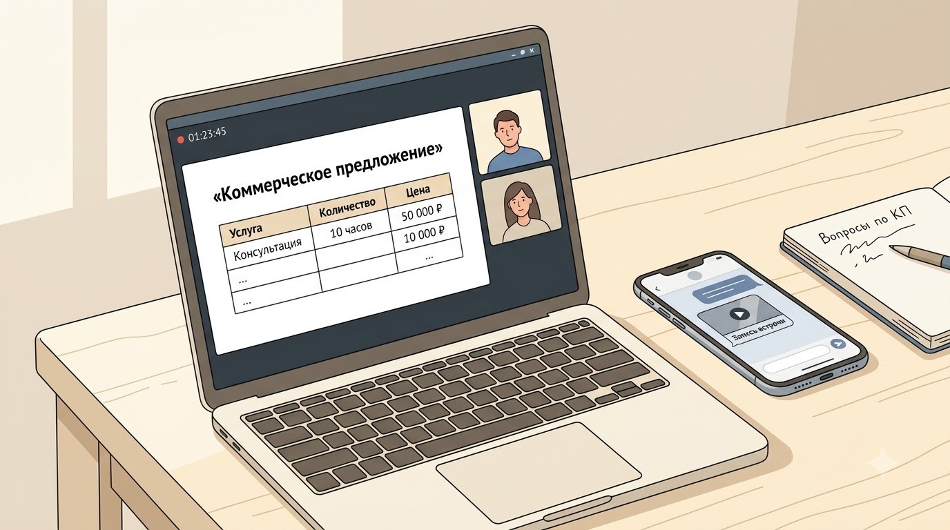 Запись в Телемосте: как включить, куда сохраняется и лимиты